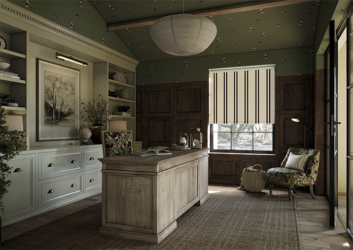 Winnies Stripe, Russet - Twist&Fit Roller Blind - Image 7